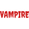 Vampire Silhouette Art T-Shirt Design