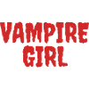 Vampire Girl Graphic Tee Design