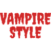 Style vampire Conception graphique ludique