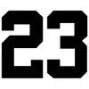 Numéro 23 Design Athlétique