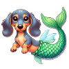 Mermaid Dachshund