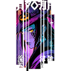 Halloween - Witch Geometric Effect Mauve
