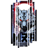 Silver Wolf Cyborg Geometric