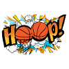 Hope ! Pop Art Explosion Basket