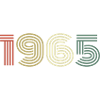 1965 Fødselsdag Vintage 1965 Gave 1965