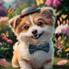 Bow tie dog