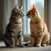 Two cats