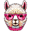 Alpaca with Sunglasses