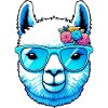 Alpaca with Sunglasses