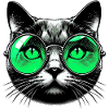 Puss with Glasses