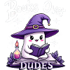 Ghost Woman Loves Reading Halloween