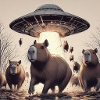 UFO & capybaras