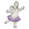 Elephant Ballerina Ballet Dance