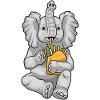 Elephant French fries