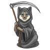 Siamese Halloween Grim Reaper