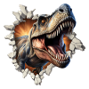 Dinosaur T-rex Sticker