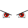 Red eyes for Halloween