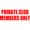 private club members only