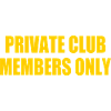 private club members only