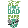 Funny Tennis Player Racket Dad