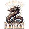Dragon 11th Birthday Dragon