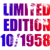 66e anniversaire Edition limitée 10/1958