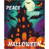 SPIRIT PEACE LOVE HALLOWEEN