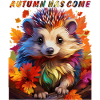 HEDGEHOG AUTUMN HAS COME