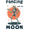 Dancing with the moon.