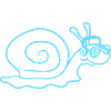 Cool DJ Snail Cute Shell