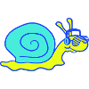 Cool DJ Snail Cute Shell