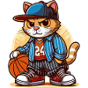 Gatto Coatto: gioca a basket