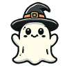 Funny Witch Ghost Spooky Party