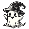 Funny Witch Ghost Spooky Party