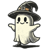 Funny Witch Ghost Spooky Party