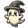 Funny Witch Ghost Spooky Party