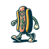 Creepy Hotdog Delicious Halloween Design