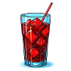 A glass of
