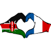 Kenya France Hands Heart Shape
