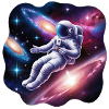 Astronaut Dreaming - Cosmic Galaxy Adventure