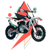 Dirt Bike Motorcycle Biker