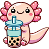 Axolotl Kawaii Boba