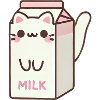 Kawaii Milk Carton Cat