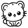 Kuschelpanda Kontur