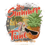 Summer Time Shark Flamingo Pineapple