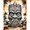 Tiki Mask Asia Art