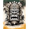 Tiki Mask Asia Art