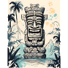 Tiki Statue Asia Art