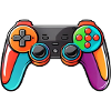 Gamepad Controller Farben Bunt