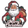 Santa Claus – Merry Christmas Illustration